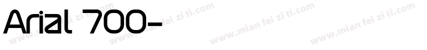 Arial 700字体转换